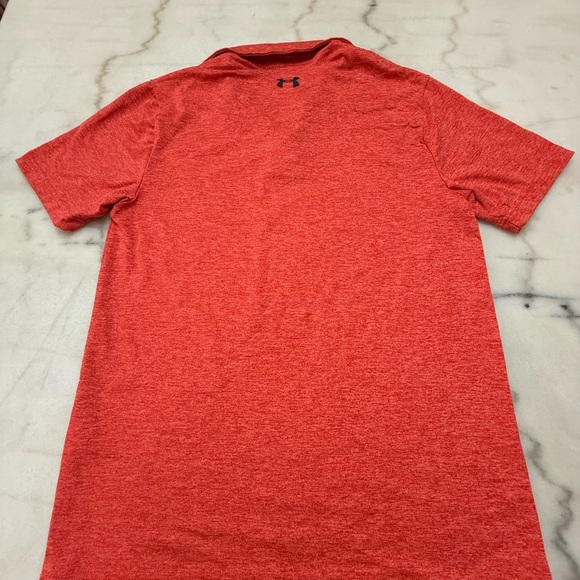 Under Armour Men's Heathered Red Polo Shirt - Picture 2 of 3